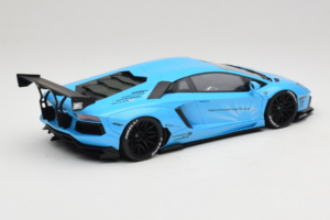 Lamborghini Aventador Liberty Walk Azul GT Spirit 1:18 GT073 Resina - imagem 2 de 6