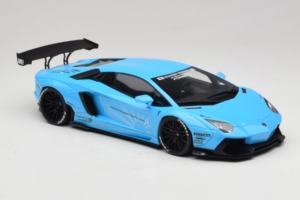 Lamborghini Aventador Liberty Walk Azul GT Spirit 1:18 GT073 Resina - imagem 4 de 6
