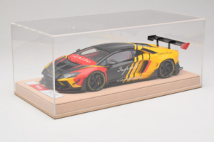 Lamborghini Aventador Liberty Walk Infinite Preto Amarelo Timothy & Pierre 1:18 REMC035 Metal - imagem 6 de 7