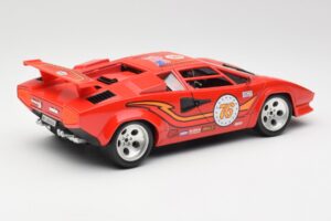 Lamborghini Countach Vermelho Bburago 1:18 3047 Metal - imagem 3 de 8