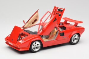 Lamborghini Countach Vermelho Bburago 1:18 3047-M1 Metal - imagem 2 de 8
