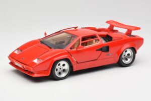 Lamborghini Countach Vermelho Bburago 1:18 3047-M1 Metal
