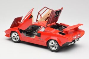Lamborghini Countach Vermelho Bburago 1:18 3047-M1 Metal - imagem 5 de 8