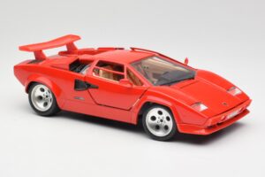 Lamborghini Countach Vermelho Bburago 1:18 3047-M1 Metal - imagem 6 de 8
