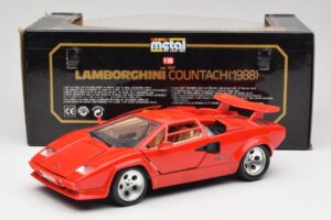 Lamborghini Countach Vermelho Bburago 1:18 3047-M1 Metal - imagem 8 de 8