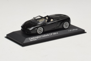 Lamborghini Gallardo LP560-4 Spyder Preto Minichamps 1:43 400103830 Metal - imagem 2 de 5