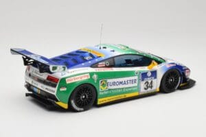 Lamborghini Gallardo LP600+ GT3 Reiter Engineering #34 H-J. Stuck / D. Rostek ADAC 24 Hours Nurburgring 2011 Minichamps 1:18  - imagem 2 de 6