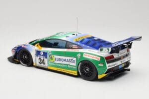 Lamborghini Gallardo LP600+ GT3 Reiter Engineering #34 H-J. Stuck / D. Rostek ADAC 24 Hours Nurburgring 2011 Minichamps 1:18  - imagem 5 de 6