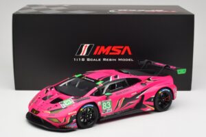 Lamborghini Huracan GT3 EVO2 #83 R. Frey / M. Gatting / S. Bovy Iron Dames 24 Hours of Daytona 2023 TopSpeed 1:18 TS0532 Meta - imagem 6 de 6