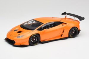 Lamborghini Huracan LP620-2 Super Trofeo Arancio Borealis Pearl Effect Laranja AUTOart 1:18 81558 Metal