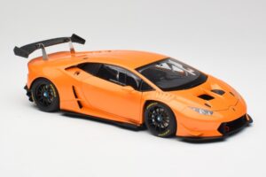 Lamborghini Huracan LP620-2 Super Trofeo Arancio Borealis Pearl Effect Laranja AUTOart 1:18 81558 Metal - imagem 7 de 8
