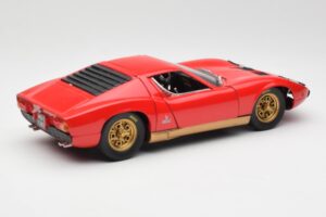 Lamborghini Miura Vermelho Anson 1:18 30302 Metal - imagem 3 de 8