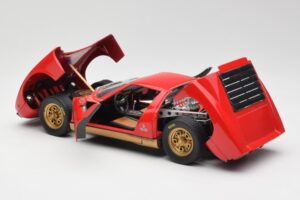 Lamborghini Miura Vermelho Anson 1:18 30302 Metal - imagem 5 de 8