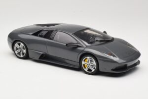 Lamborghini Murcielago LP640 Cinzento Norev 1:18 187949 Metal - imagem 6 de 8