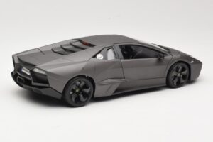 Lamborghini Reventon Matte Grey Bburago 1:18 18-11029 Metal - imagem 3 de 8