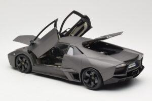 Lamborghini Reventon Matte Grey Bburago 1:18 18-11029 Metal - imagem 5 de 8