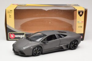 Lamborghini Reventon Matte Grey Bburago 1:18 18-11029 Metal - imagem 8 de 8
