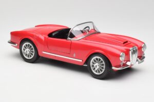 Lancia Aurelia B24 Spider Vermelho Bburago 1:18 3010 Metal - imagem 6 de 8