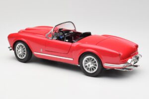 Lancia Aurelia B24 Spider Vermelho Bburago 1:18 3010 Metal - imagem 7 de 8