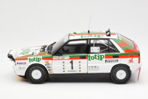 Lancia Delta HF 4WD #1 D. Cerrato Totip Rally Targa Florio 1987 Kyosho 1:18 08960C Metal - imagem 4 de 8
