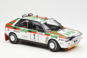 Lancia Delta HF 4WD #1 D. Cerrato Totip Rally Targa Florio 1987 Kyosho 1:18 08960C Metal - imagem 6 de 8