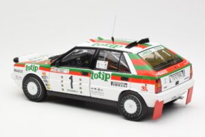 Lancia Delta HF 4WD #1 D. Cerrato Totip Rally Targa Florio 1987 Kyosho 1:18 08960C Metal - imagem 7 de 8
