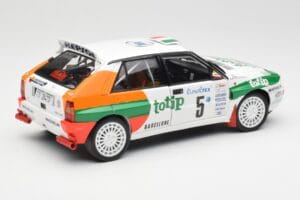 Lancia Delta HF Integrale Evo II Totip #5 A. Aghini / S. Farnocchia Rally Monte Carlo 1993 Kyosho 1:18 08348F Metal - imagem 3 de 8