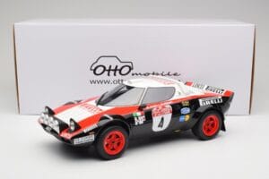 Lancia Stratos HF Gr.4 Preto #0 M. Alen / I. Kivimäki Rally San Remo 1978 Otto 1:12 G088 Resina - imagem 6 de 6