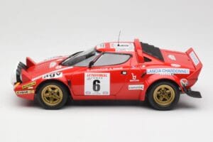 Lancia Stratos HF #6 B. Darniche / A. Mahé Winners Tour de France Automobile 1975 Minichamps 1:18 155751706 Metal - imagem 3 de 6