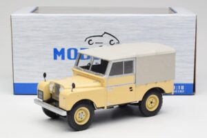 Land Rover 88 Series 1 Hard Top Bege Claro MCG 1:18 MCG18368 Metal - imagem 6 de 6