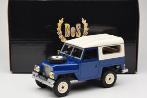 Land Rover Lightweight Series III Azul Escuro BoS Models 1:18 BOS382 Resina - imagem 6 de 6