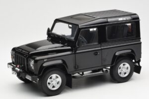 Land Rover Defender 90 Santorini Preto Metalizado Kyosho 1:18 08901BK Metal