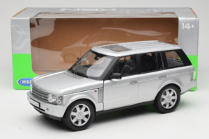 Land Rover Range Rover L322 Prata Welly 1:18 12536W Metal - imagem 8 de 8