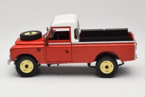 Land Rover Series I 109 Pickup Vermelho Eagle Collectibles 1:18 440500 Metal - imagem 4 de 8