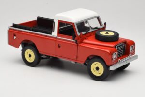 Land Rover Series I 109 Pickup Vermelho Eagle Collectibles 1:18 440500 Metal - imagem 6 de 8