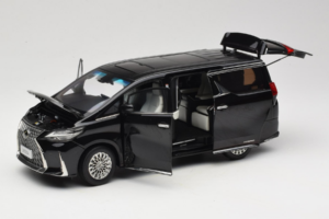 Lexus LM300h Preto Kyosho 1:18 08963BK Metal - imagem 2 de 8