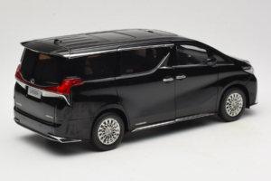Lexus LM300h Preto Kyosho 1:18 08963BK Metal - imagem 3 de 8
