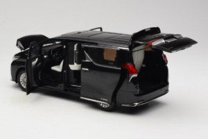 Lexus LM300h Preto Kyosho 1:18 08963BK Metal - imagem 5 de 8