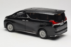 Lexus LM300h Preto Kyosho 1:18 08963BK Metal - imagem 7 de 8