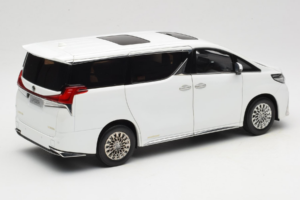 Lexus LM300h White Pearl Kyosho 1:18 08963WP Metal - imagem 3 de 8