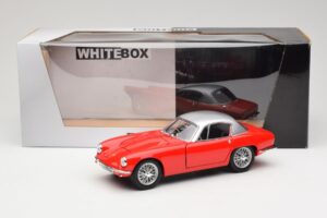 Lotus Elise S1 Vermelho & Prateado Whitebox 1:18 WB18003 Metal - imagem 8 de 8