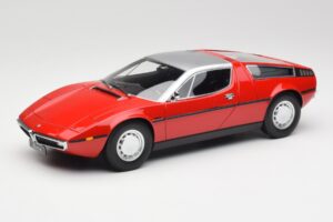 Maserati Bora Vermelho & Prata Minichamps 1:18 107123721 Resina