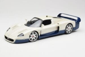 Maserati MC12 Branco Azul Hot Wheels 1:18 G7158 Metal