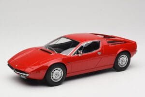 Maserati Merak Vermelho Minichamps 1:18 107123761 Resina