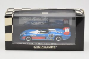 Matra Simca MS670B #12 J-P. Beltoise / J-P. Jabouille / J-P. Jaussaud 24 Hours of Le Mans 1973 Minichamps 1:43 430731112 Meta - imagem 4 de 4