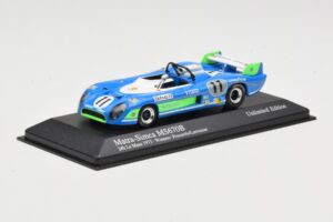 Matra Simca MS670B #7 H. Pescarolo / G. Larrousse 24 Hours of Le Mans Winner 1973 Minichamps 1:43 430731111 Metal - imagem 2 de 4