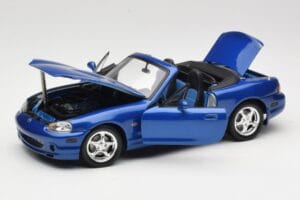 Mazda MX-5 NA 10th Anniversary Blue Metallic Gate 1:18 01071 Metal - imagem 2 de 8