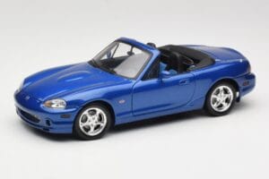 Mazda MX-5 NA 10th Anniversary Blue Metallic Gate 1:18 01071 Metal