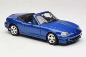 Mazda MX-5 NA 10th Anniversary Blue Metallic Gate 1:18 01071 Metal - imagem 6 de 8