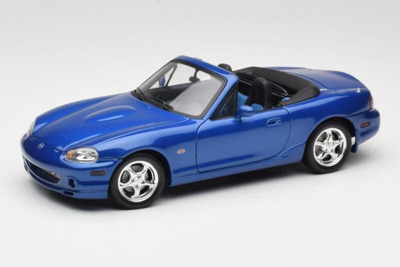 Mazda MX-5 NA 10th Anniversary Blue Metallic Gate 1:18 01071 Metal